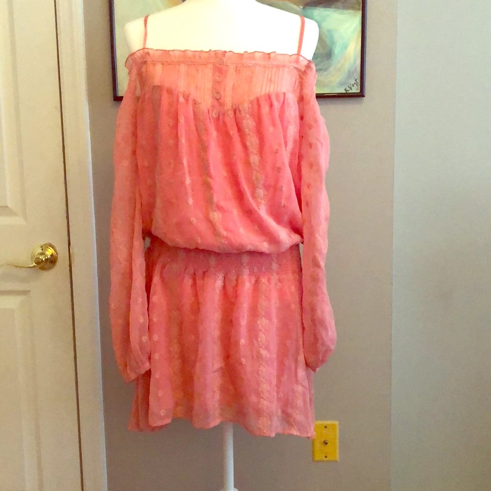 Free People Lace DetailMini Dress
